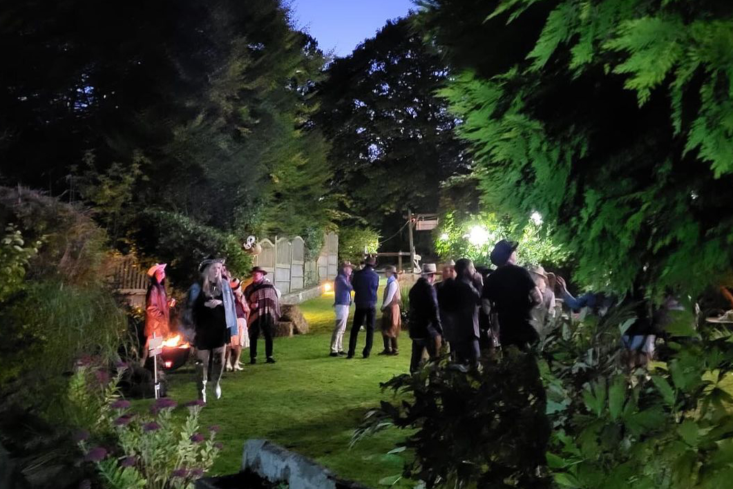 A family garden gathering catered by Turnip & Thyme